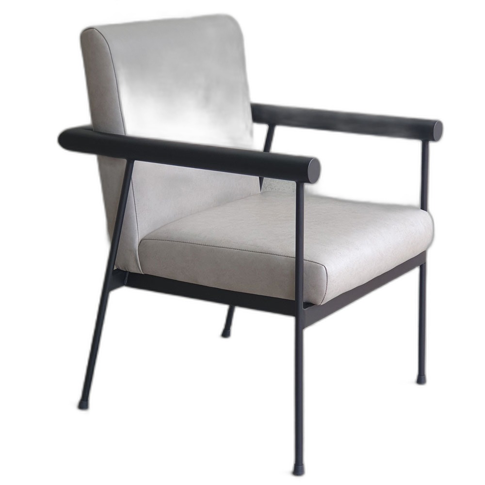 Ghế sofa đơn, ghế cafe nệm simili khung sắt Ghế sofa đơn, ghế cafe nệm simili khung sắt