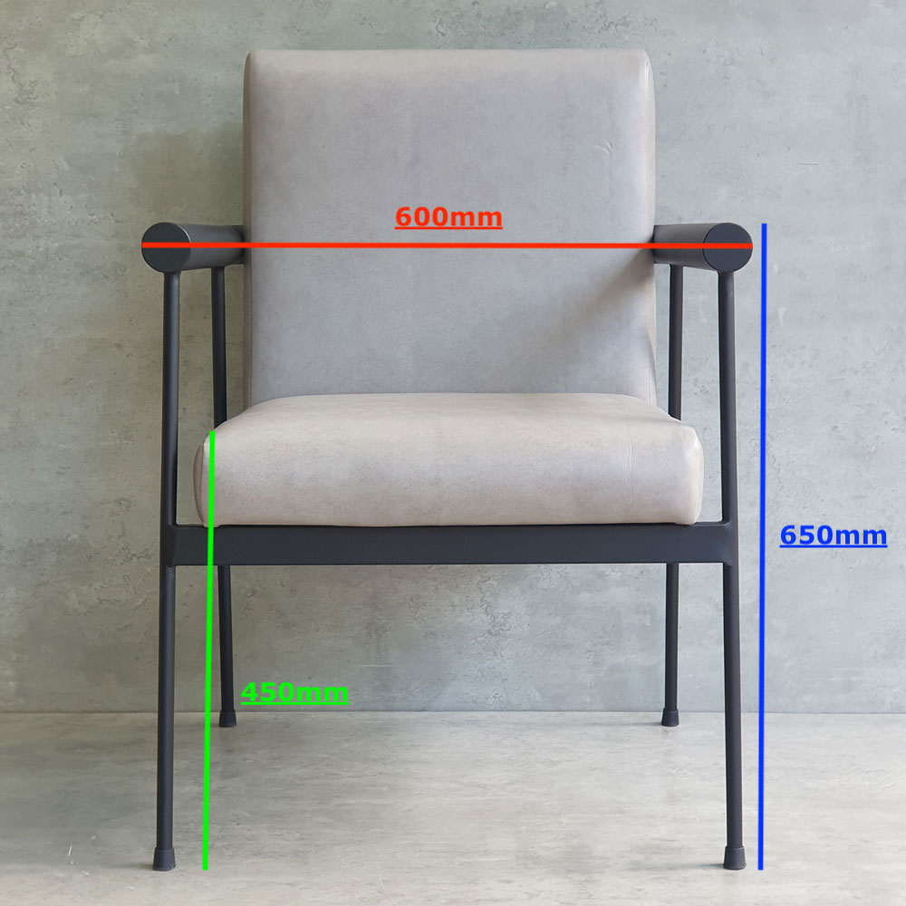 Ghế sofa đơn, ghế cafe nệm simili khung sắt Ghế sofa đơn, ghế cafe nệm simili khung sắt - hình 5