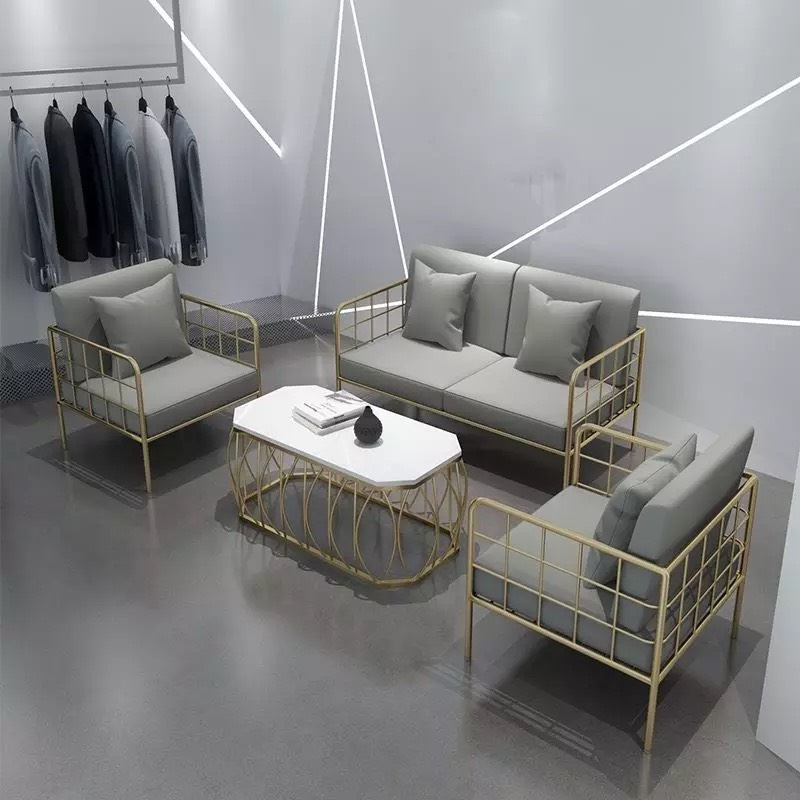 Ghế sofa đơn nệm vải khung sắt GSD68063 Ghế sofa đơn nệm vải khung sắt GSD68063 - hình 3