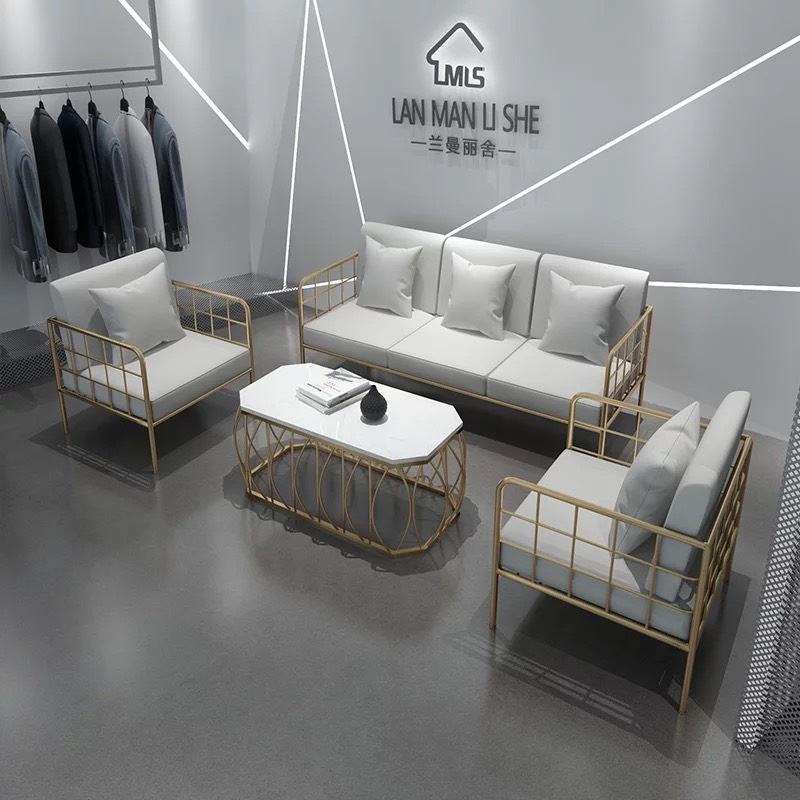 Ghế sofa đơn nệm vải khung sắt GSD68063 Ghế sofa đơn nệm vải khung sắt GSD68063 - hình 4