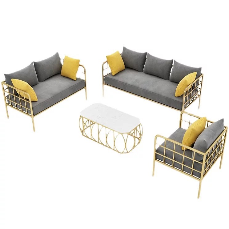 Ghế sofa đơn nệm vải khung sắt GSD68063 Ghế sofa đơn nệm vải khung sắt GSD68063 - hình 5