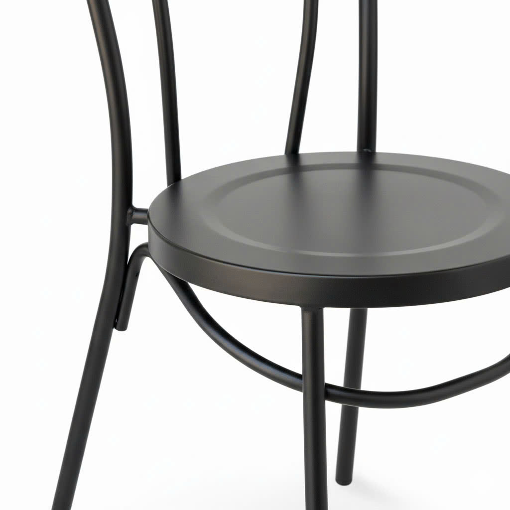 Ghế Thonet sắt sơn tĩnh điện Ghế Thonet sắt sơn tĩnh điện - hình 1