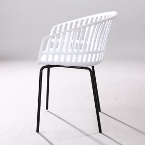 Ghế VERTI lưng nhựa chân sắt sơn tĩnh điện - hình 1