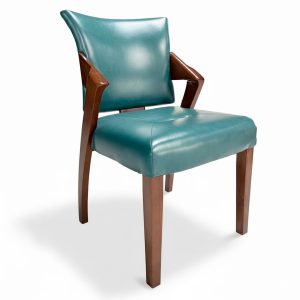 Ghế Wooden gỗ tần bì bọc da simili - hình 1