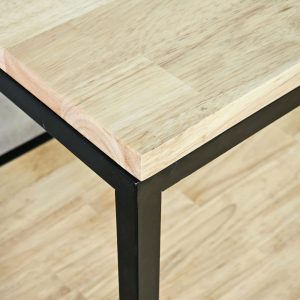 Kệ 3 tầng 60x50x100cm gỗ cao su khung sắt - hình 1