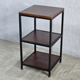 Kệ bếp 3 tầng 40x40x75cm gỗ cao su - hình 1