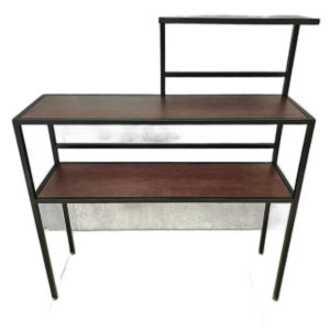 Kệ bếp đa năng 135x40x155cm gỗ cao su