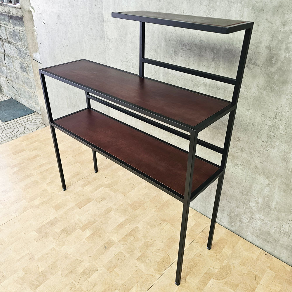 Kệ bếp đa năng 135x40x155cm gỗ cao su Kệ bếp đa năng 135x40x155cm gỗ cao su - hình 4
