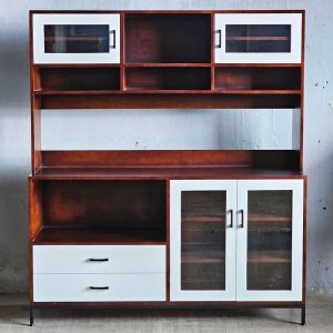 Kệ bếp đa năng 155x45x175cm gỗ cao su - hình 1