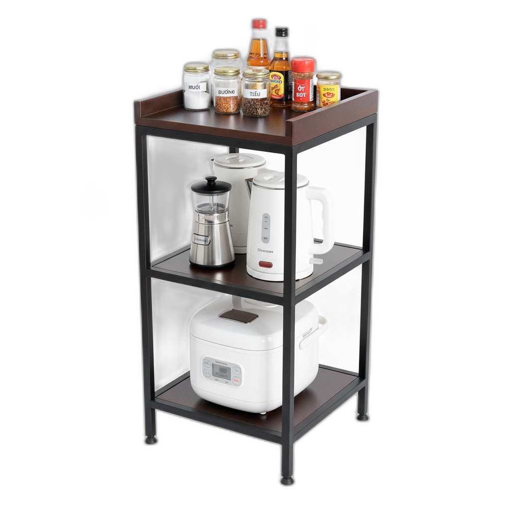 Kệ bếp đa năng 40x40x80cm gỗ cao su Kệ bếp đa năng 40x40x80cm gỗ cao su