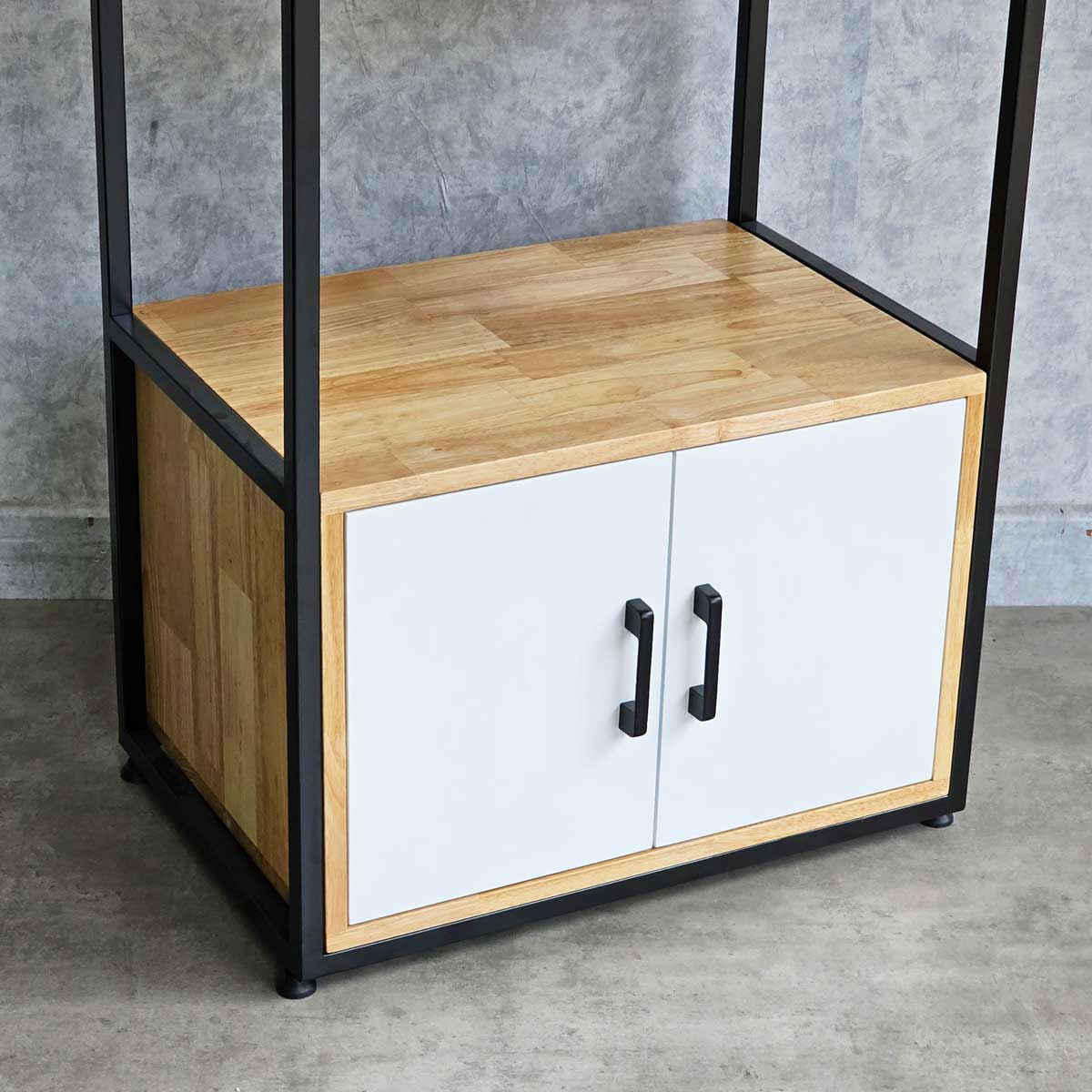 Kệ bếp đa năng 60x40x115cm gỗ cao su Kệ bếp đa năng 60x40x115cm gỗ cao su - hình 3