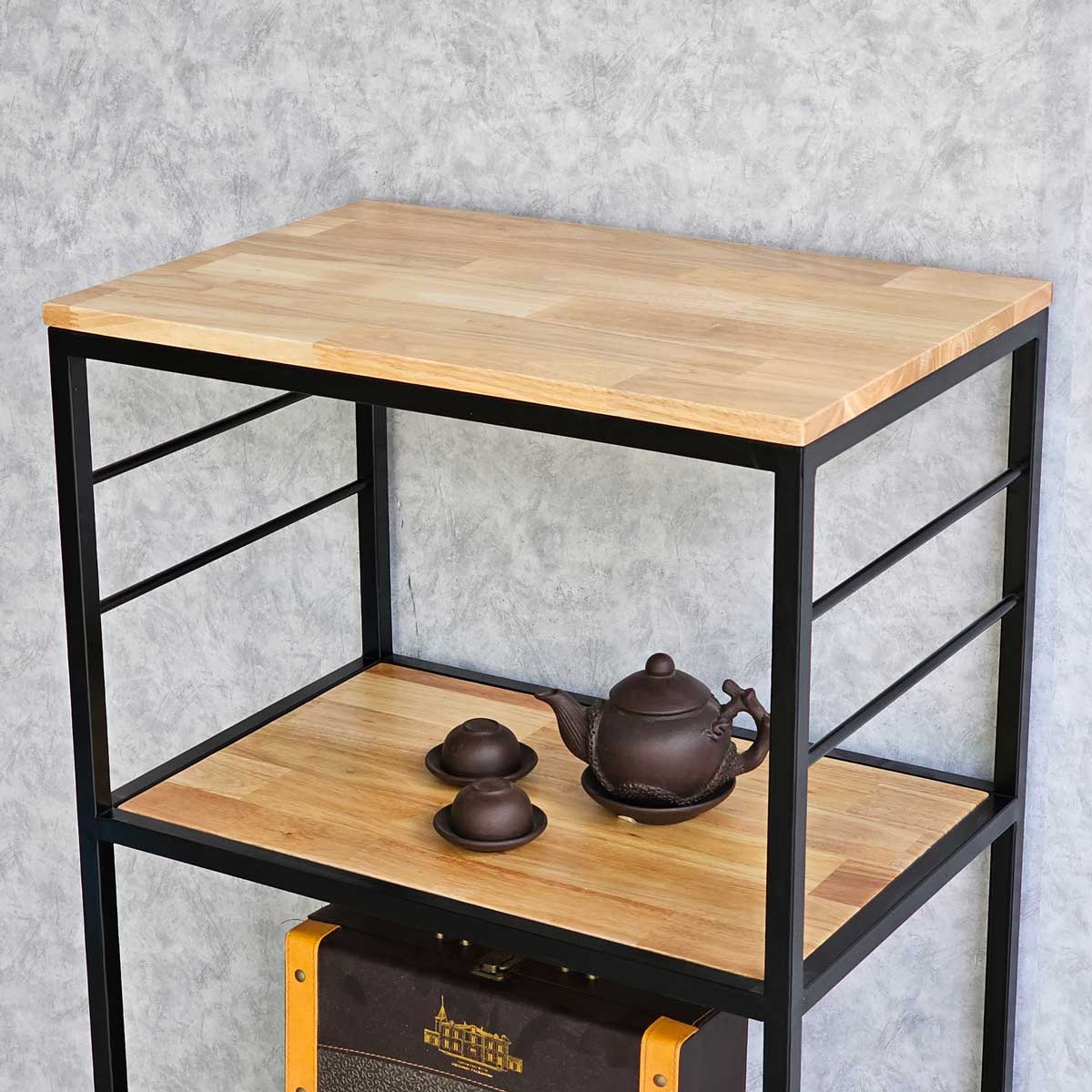 Kệ bếp đa năng 60x40x115cm gỗ cao su Kệ bếp đa năng 60x40x115cm gỗ cao su - hình 4