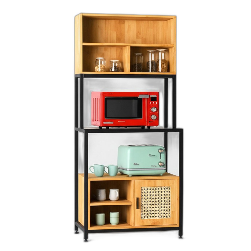 Kệ bếp đa năng 70x40x160cm gỗ cao su Kệ bếp đa năng 70x40x160cm gỗ cao su