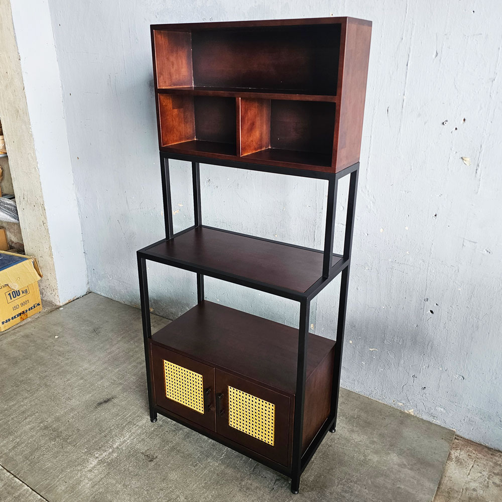 Kệ bếp đa năng 75x40x165cm gỗ cao su Kệ bếp đa năng 75x40x165cm gỗ cao su - hình 4