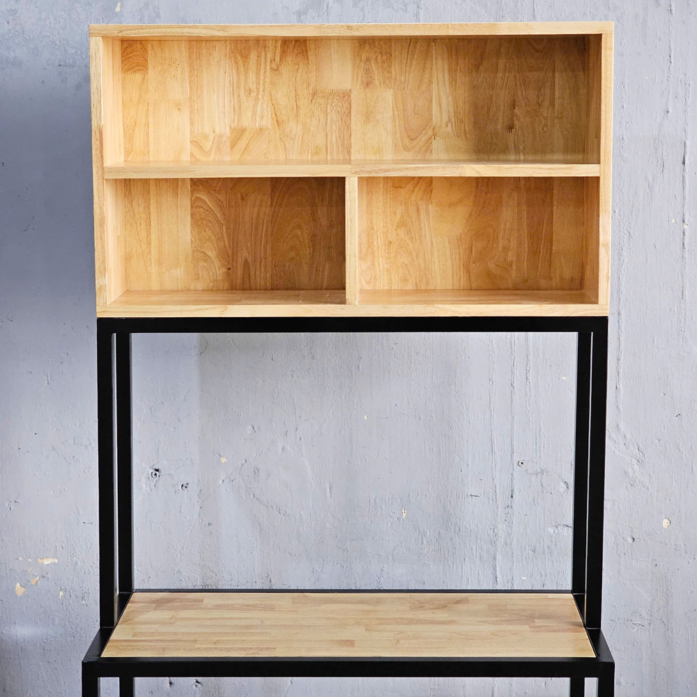 Kệ bếp đa năng 80x40x160cm gỗ cao su Kệ bếp đa năng 80x40x160cm gỗ cao su - hình 2