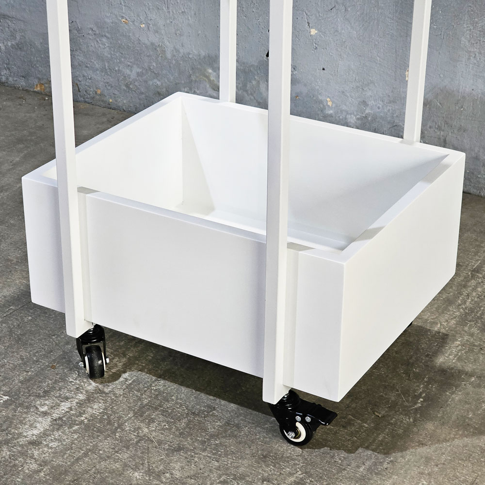 Kệ bếp di động 2 tầng 54x44x84cm gỗ cao su Kệ bếp di động 2 tầng 54x44x84cm gỗ cao su - hình 4