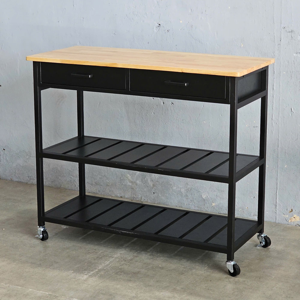 Kệ bếp di động PAXO 105x45x95 gỗ cao su Kệ bếp di động PAXO 105x45x95 gỗ cao su - hình 1