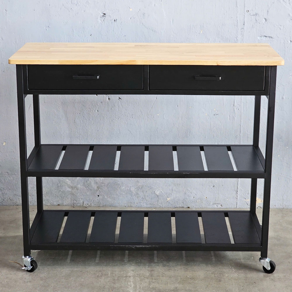 Kệ bếp di động PAXO 105x45x95 gỗ cao su Kệ bếp di động PAXO 105x45x95 gỗ cao su - hình 2