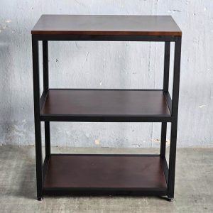 Kệ để đồ 3 tầng 70x40x88cm gỗ cao su - hình 1