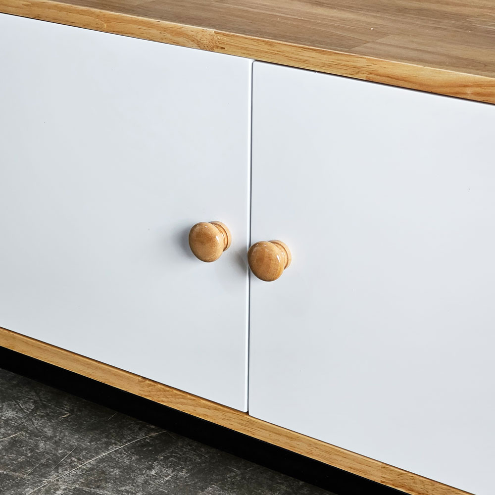 Kệ để lò vi sóng 90x35x81cm gỗ cao su Kệ để lò vi sóng 90x35x81cm gỗ cao su - hình 5