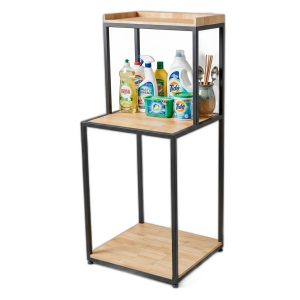Kệ để máy rửa chén 66x60x150cm gỗ cao su