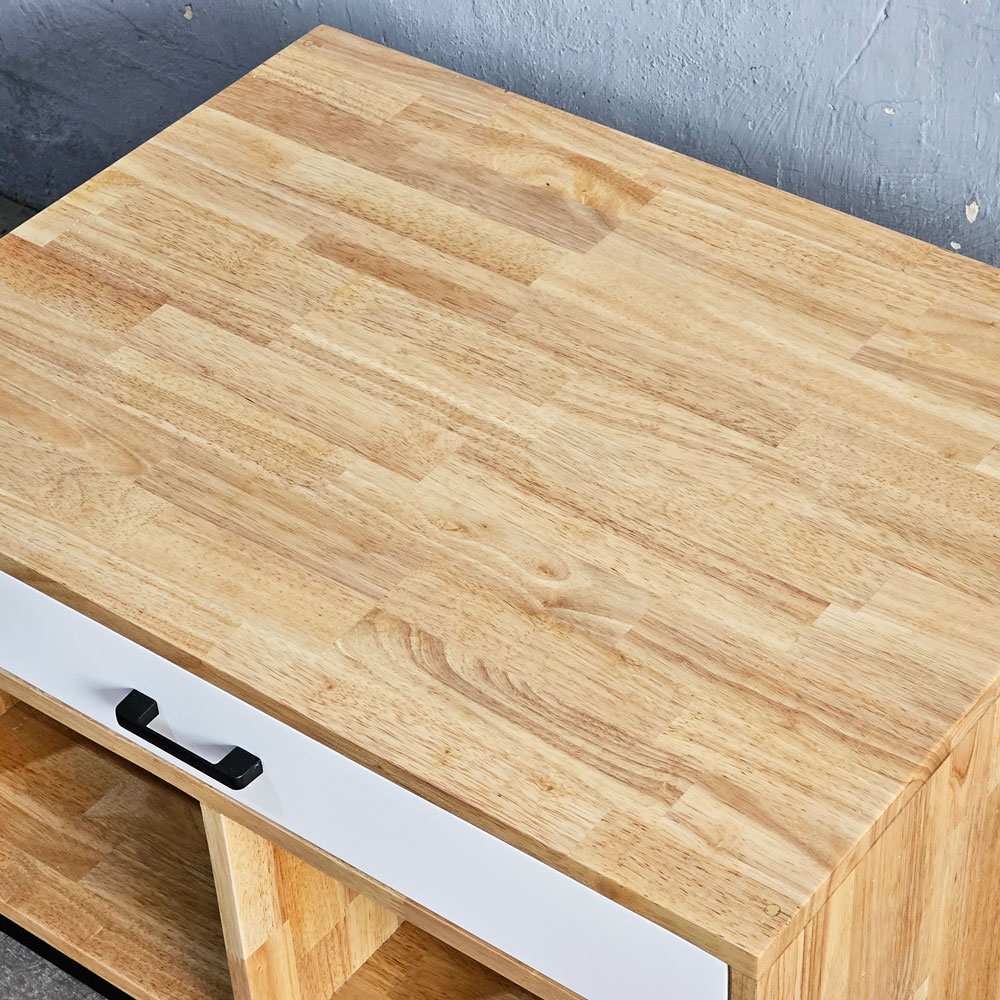 Kệ để máy rửa chén 80x60x50cm gỗ cao su Kệ để máy rửa chén 80x60x50cm gỗ cao su - hình 3