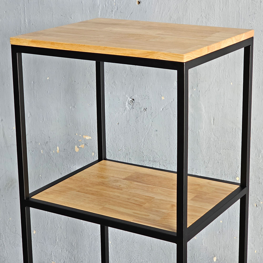 Kệ để tủ lạnh mini 50x40x129cm gỗ cao su Kệ để tủ lạnh mini 50x40x129cm gỗ cao su - hình 4