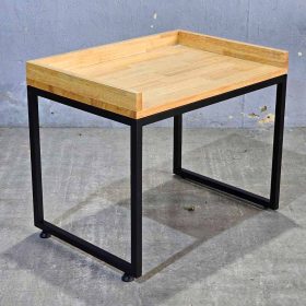 Kệ lò vi sóng 57x40x40cm gỗ cao su - hình 1
