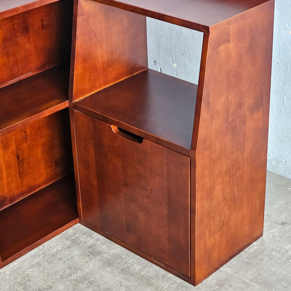 Kệ lò vi sóng góc tường 67x60x75cm gỗ cao su Kệ lò vi sóng góc tường 67x60x75cm gỗ cao su - hình 5