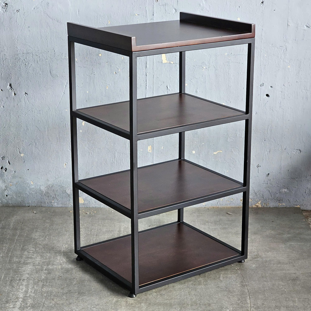Kệ nhà bếp 4 tầng 55x45x90cm gõ cao su khung chân sắt Kệ nhà bếp 4 tầng 55x45x90cm gõ cao su khung chân sắt - hình 1