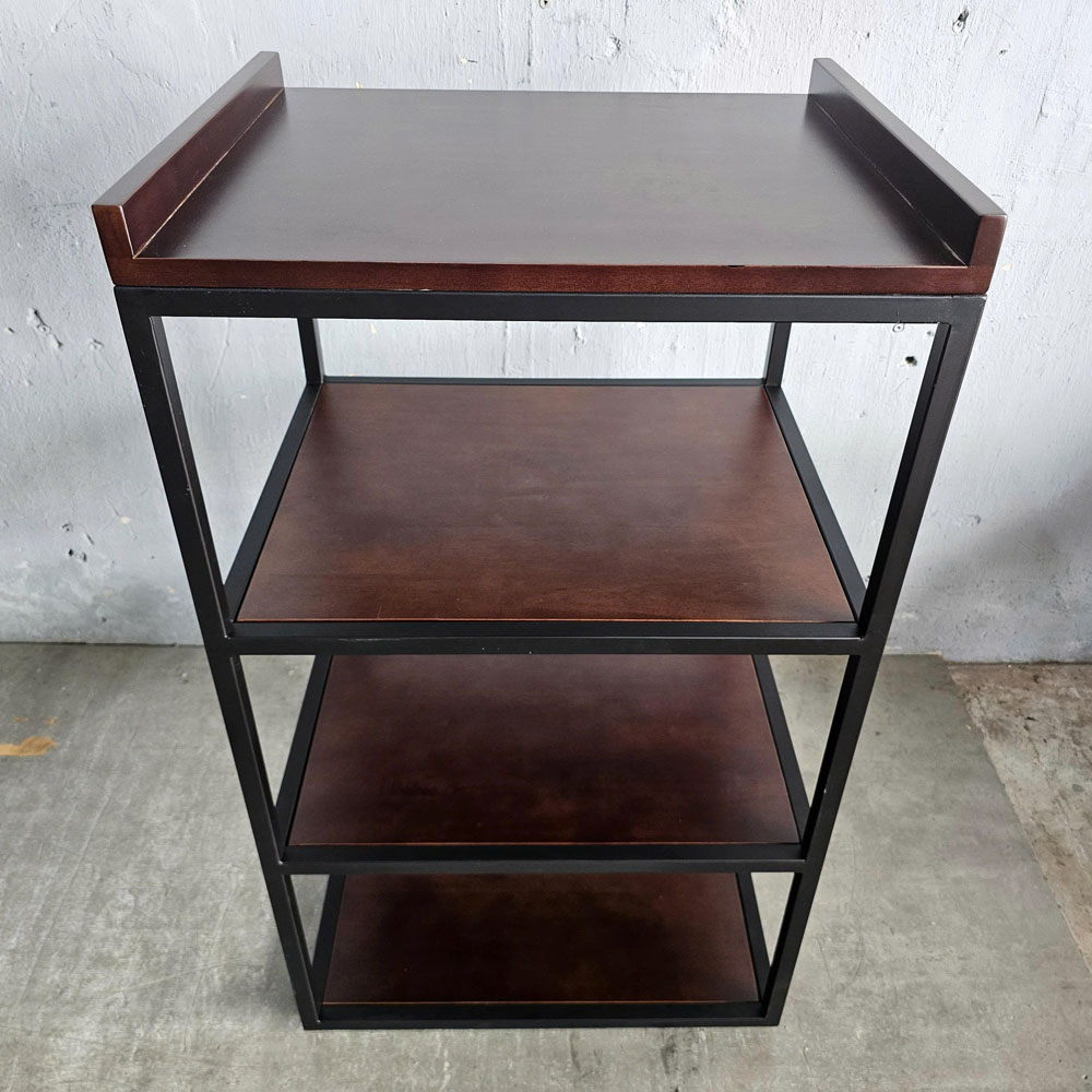 Kệ nhà bếp 4 tầng 55x45x90cm gõ cao su khung chân sắt Kệ nhà bếp 4 tầng 55x45x90cm gõ cao su khung chân sắt - hình 3