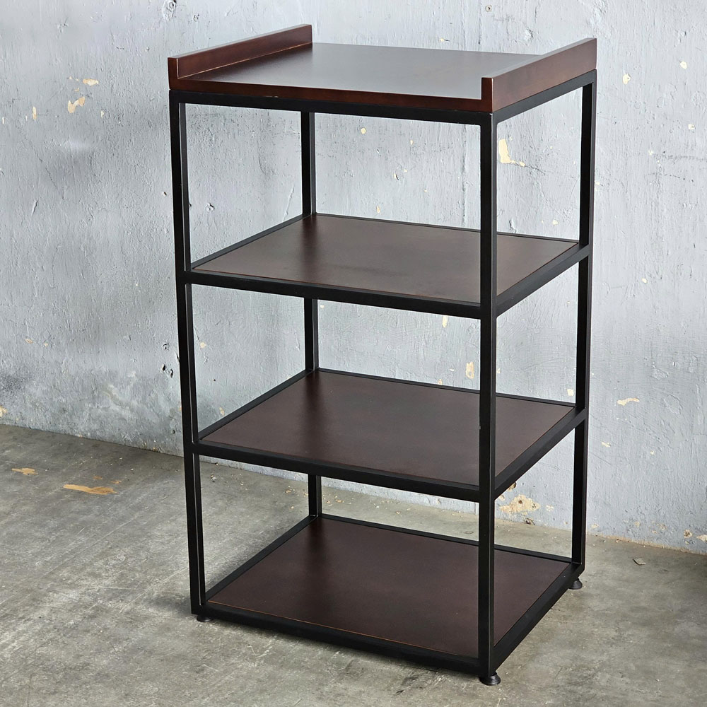 Kệ nhà bếp 4 tầng 55x45x90cm gõ cao su khung chân sắt Kệ nhà bếp 4 tầng 55x45x90cm gõ cao su khung chân sắt - hình 5