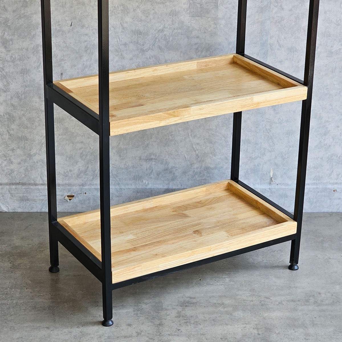 Kệ nhà bếp 4 tầng 64x35x150cm gỗ cao su khung sắt Kệ nhà bếp 4 tầng 64x35x150cm gỗ cao su khung sắt - hình 1
