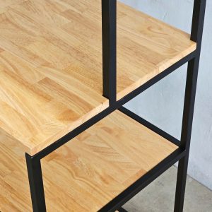 Kệ nhà bếp 65x50x120cm gỗ cao su - hình 1