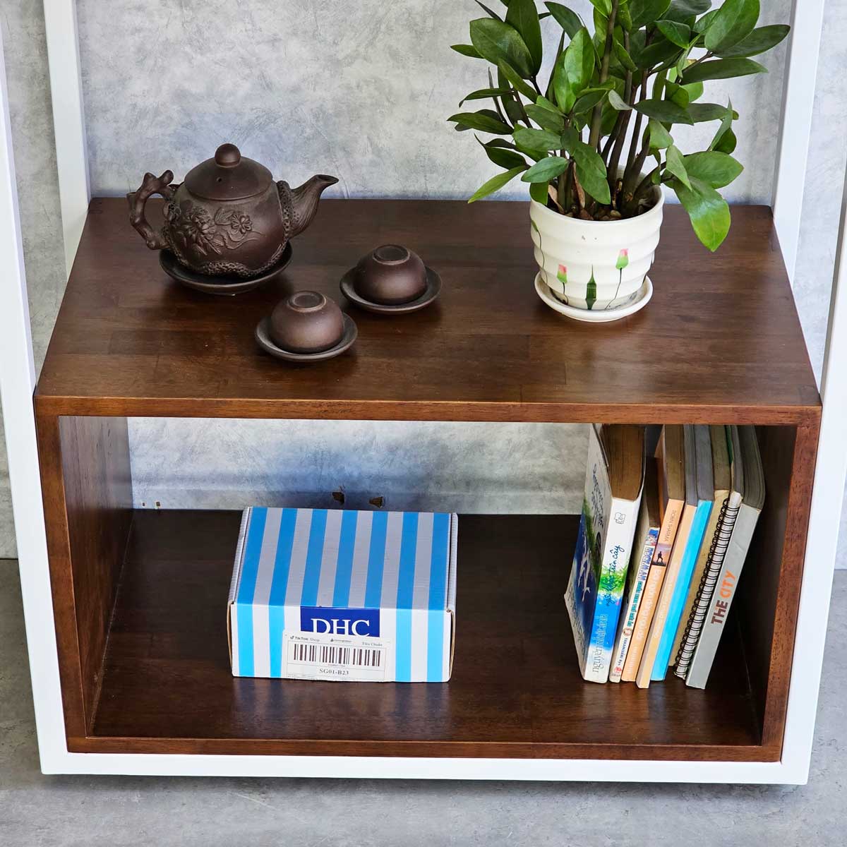 Kệ nhà bếp 68x35x82cm gỗ cao su khung sắt Kệ nhà bếp 68x35x82cm gỗ cao su khung sắt - hình 3