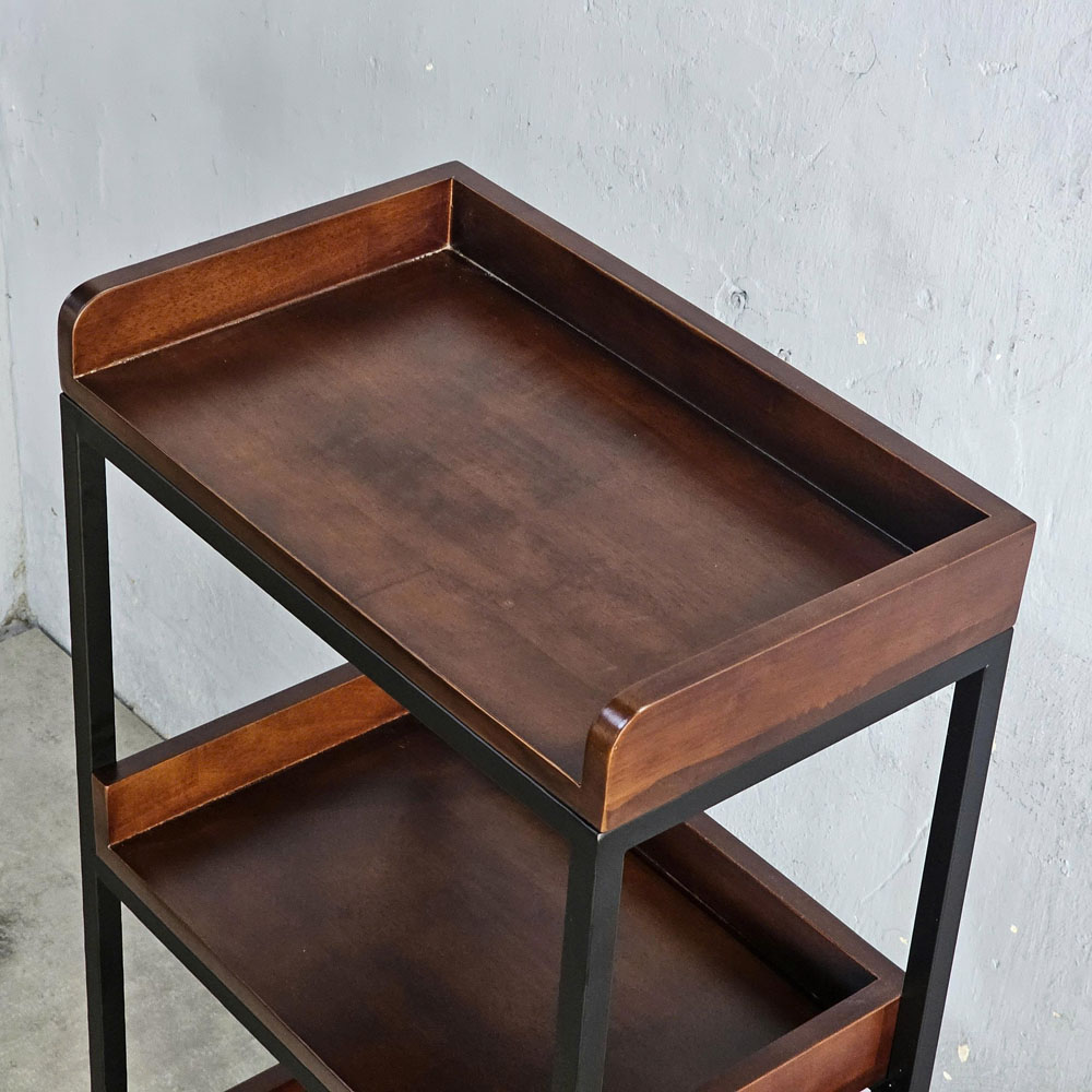 Kệ nhà bếp di động 50x30x120cm gỗ cao su Kệ nhà bếp di động 50x30x120cm gỗ cao su - hình 1