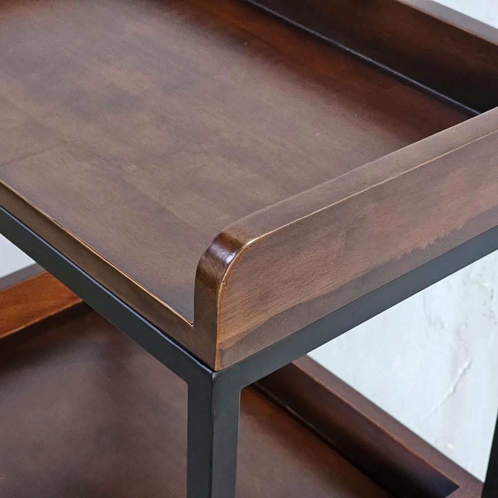Kệ nhà bếp di động 50x30x120cm gỗ cao su Kệ nhà bếp di động 50x30x120cm gỗ cao su - hình 3