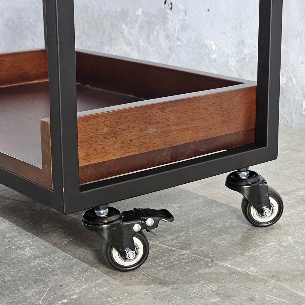Kệ nhà bếp di động 50x30x120cm gỗ cao su Kệ nhà bếp di động 50x30x120cm gỗ cao su - hình 5