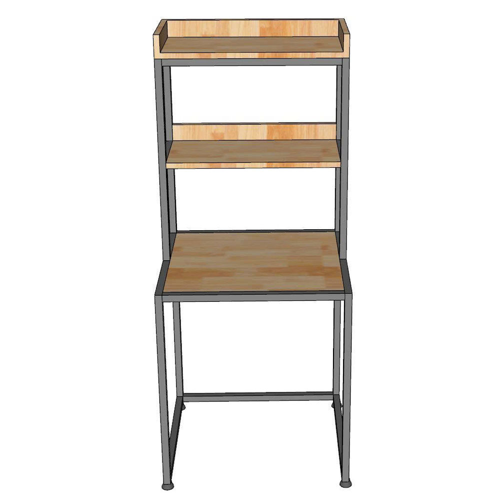 Kệ tủ lạnh AQUA 50L 54x50x120cm gỗ cao su Kệ tủ lạnh AQUA 50L 54x50x120cm gỗ cao su - hình 3