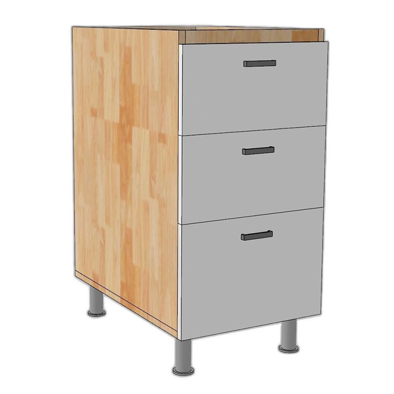 Module tủ bếp dưới 40cm hệ 3 ngăn kéo Module tủ bếp dưới 40cm hệ 3 ngăn kéo