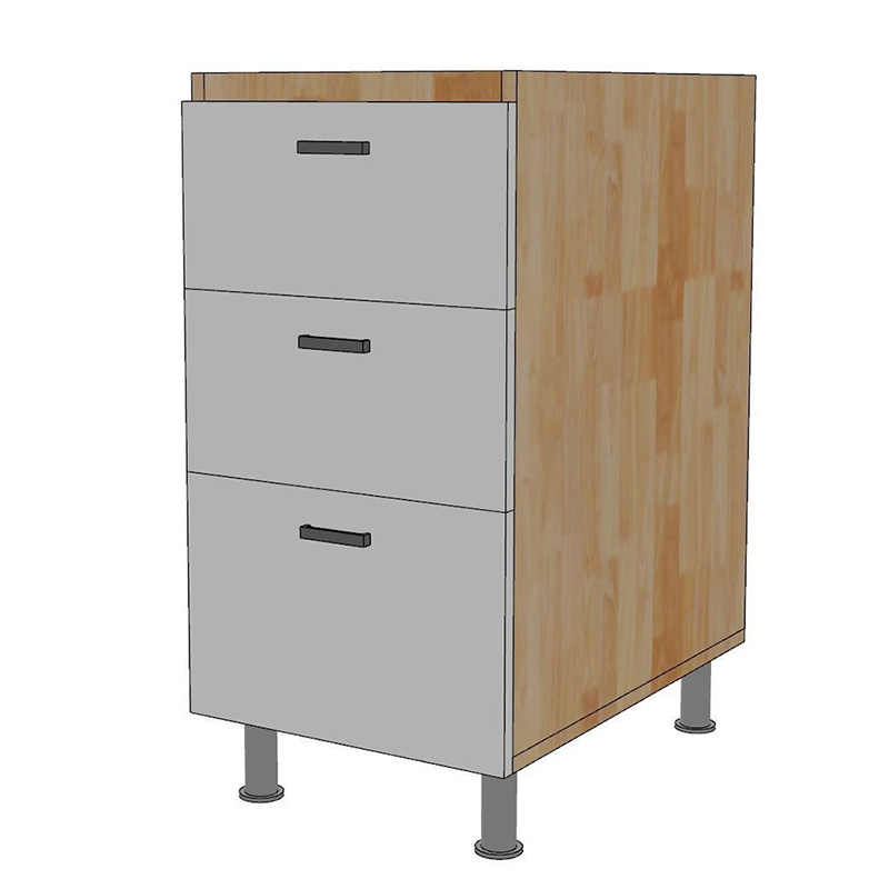 Module tủ bếp dưới 40cm hệ 3 ngăn kéo Module tủ bếp dưới 40cm hệ 3 ngăn kéo - hình 1