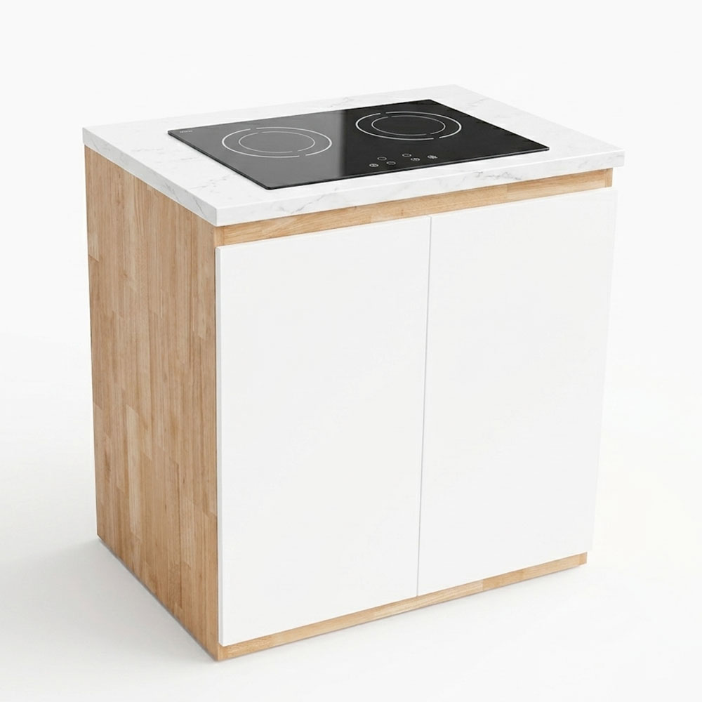 Module tủ bếp dưới 42x59x82cm gỗ cao su Module tủ bếp dưới 42x59x82cm gỗ cao su - hình 5