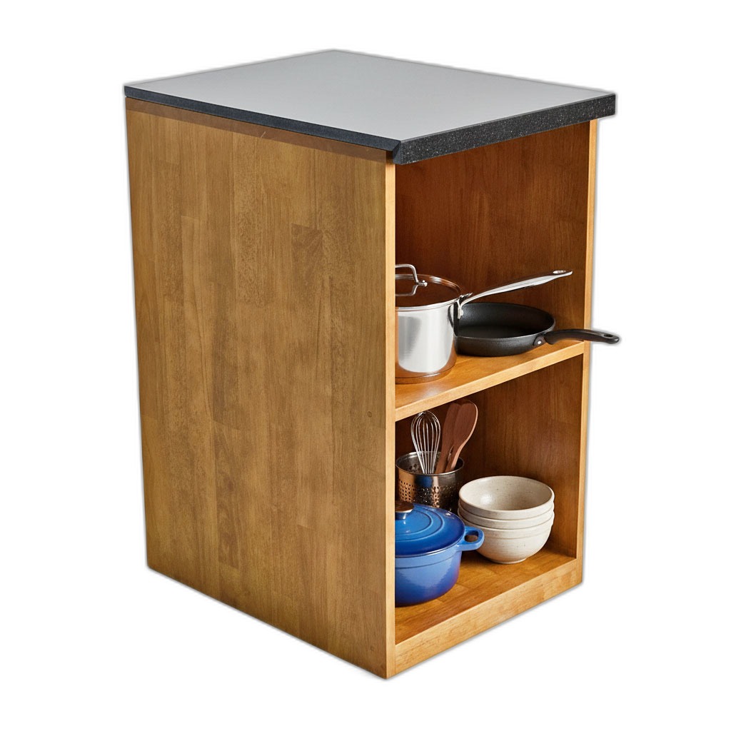 Module tủ bếp dưới 45x60x80cm gỗ cao su mặt đá Module tủ bếp dưới 45x60x80cm gỗ cao su mặt đá