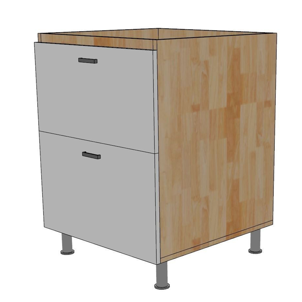 Module tủ bếp dưới 60cm hệ 2 ngăn kéo Module tủ bếp dưới 60cm hệ 2 ngăn kéo - hình 1