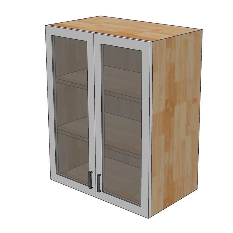 Module tủ bếp trên 60cm hệ 2 cửa kính mở Module tủ bếp trên 60cm hệ 2 cửa kính mở - hình 3