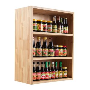 Module tủ bếp trên 60cm hệ hở 3 tầng - hình 1