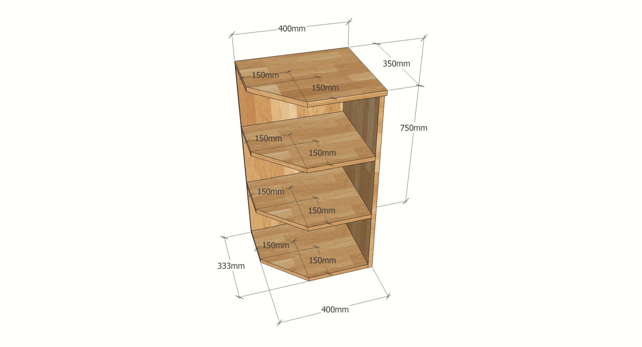 TBT001 - Module tủ bếp trên hệ mở (40x35x75cm) TBT001 - Module tủ bếp trên hệ mở (40x35x75cm) - hình 4