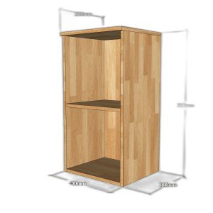 TBT002 - Module tủ bếp trên hệ hở 2 tầng (40x35x75cm)