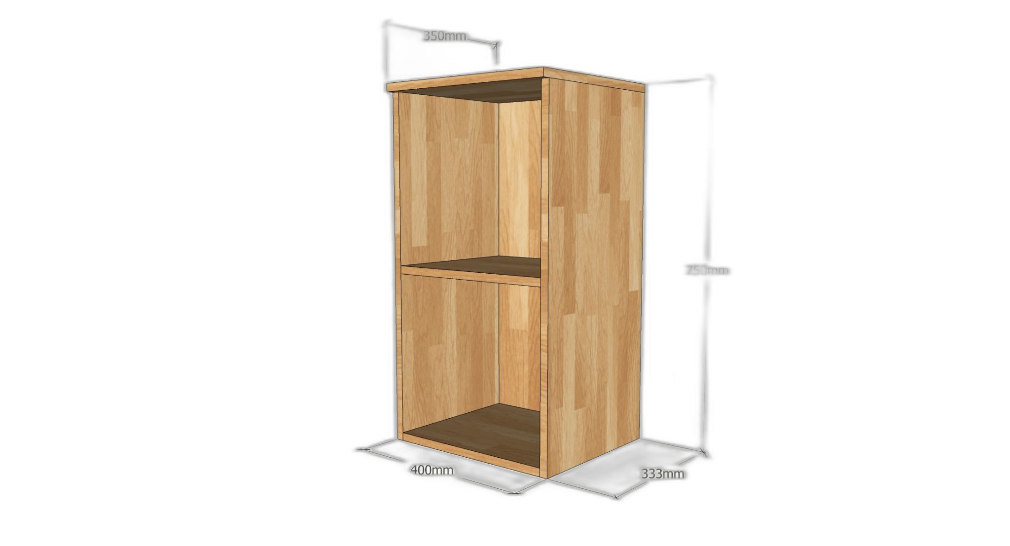 TBT002 - Module tủ bếp trên hệ hở 2 tầng (40x35x75cm) TBT002 - Module tủ bếp trên hệ hở 2 tầng (40x35x75cm)