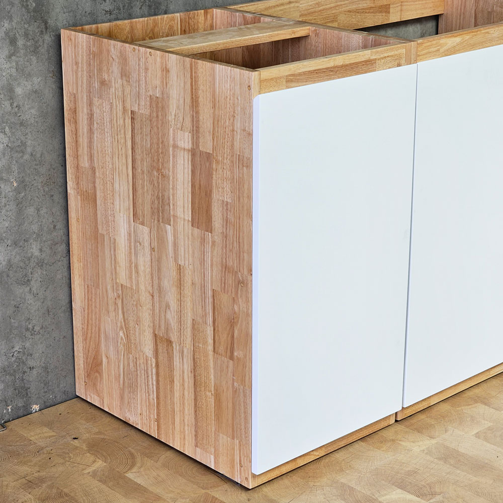 Tủ bếp dưới 323x60x85cm mặt đá hoa cương gỗ cao su Tủ bếp dưới 323x60x85cm mặt đá hoa cương gỗ cao su - hình 5